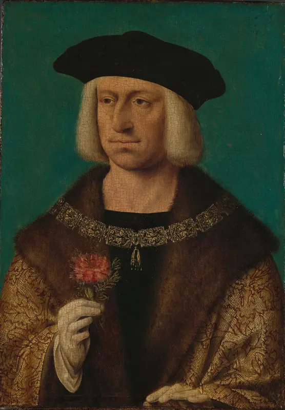 Portret van Maximiliaan i (1459-1519) Wall Art by Unknown - High-Resolution Digital Print