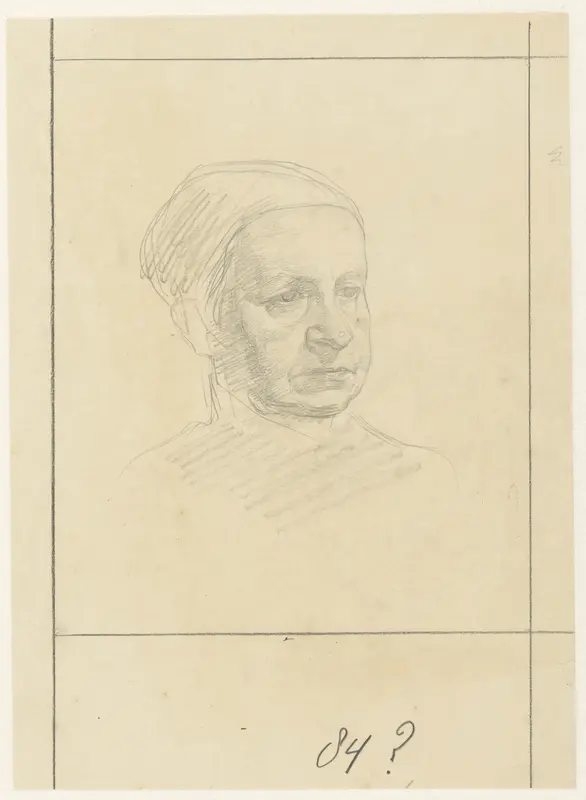 Portret van mevrouw Anna Cornelia Veth-Giltay Wall Art by Jan Veth - High-Resolution Digital Print