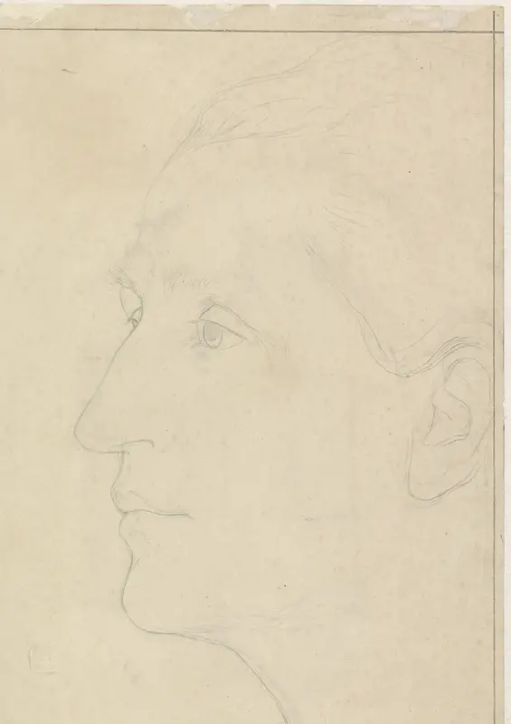 Portret van mevrouw Anna Dorothea Veth-Dirks Wall Art by Jan Veth - High-Resolution Digital Print