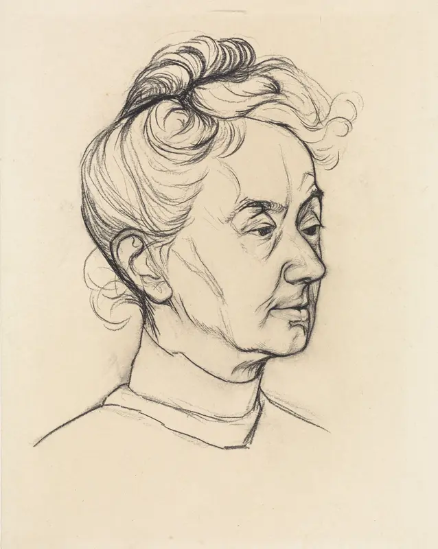 Portret van mevrouw Corry Pabst Wall Art by Julie de Graag - High-Resolution Digital Print