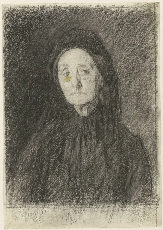 Portret van mevrouw J.H. Giltay-Moll Wall Art by Jan Veth - High-Resolution Digital Print