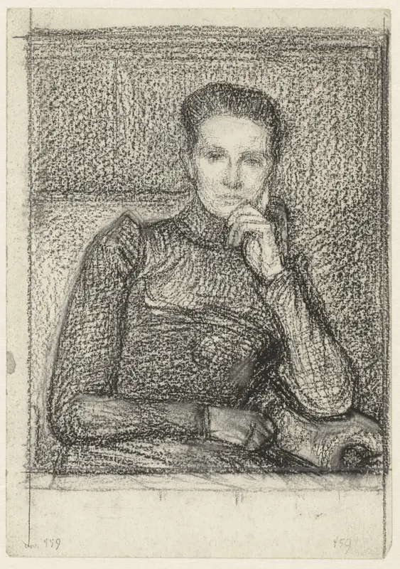 Portret van mevrouw K.C. Boxman-Winkler Wall Art by Jan Veth - High-Resolution Digital Print
