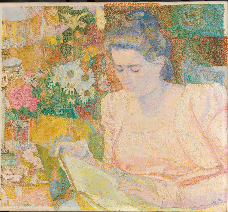 Portret van mevrouw, Marie Jeannette de Lange Wall Art by Jan Toorop - High-Resolution Digital Print
