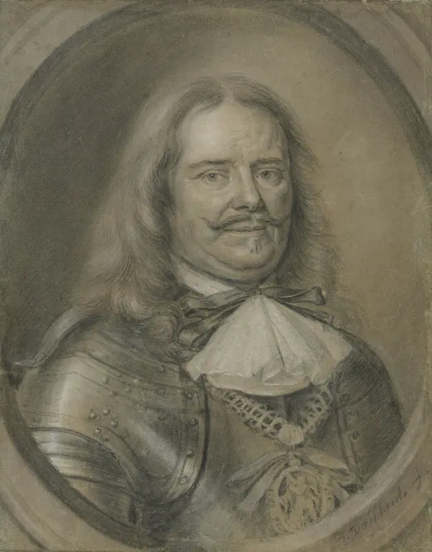 Portret van Michiel Adriaenszoon de Ruyter Wall Art by Unknown - High-Resolution Digital Print