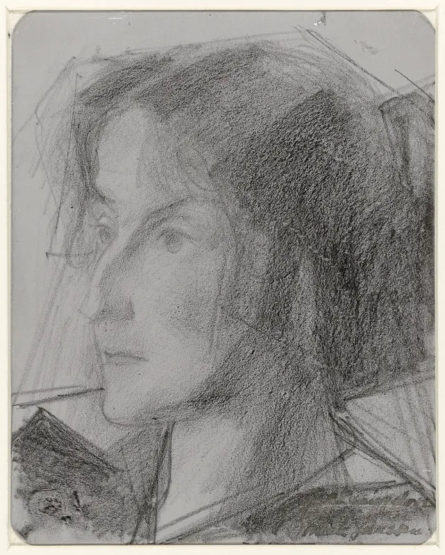 Portret van Miek Janssen Wall Art by Jan Toorop - High-Resolution Digital Print