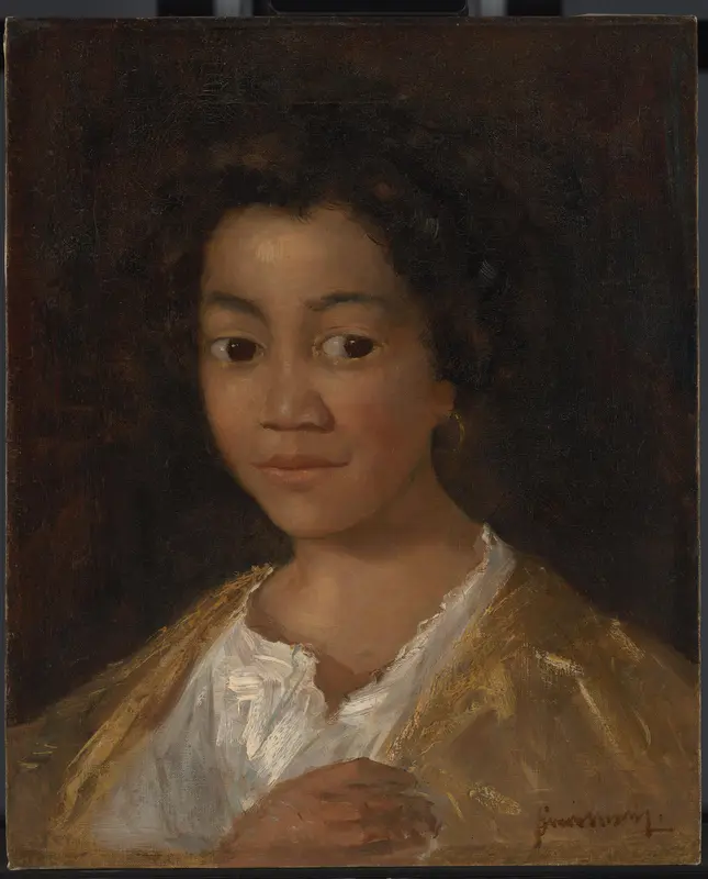 Portret van model, getiteld Isabella Wall Art by Unknown - High-Resolution Digital Print