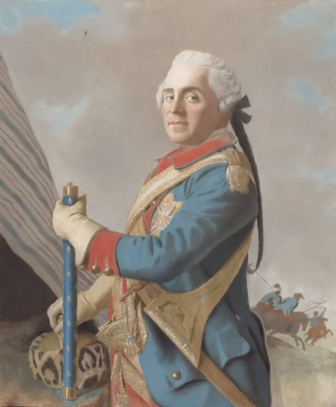Portret van Moritz, Graf von Sachsen Wall Art by Jean-Etienne Liotard - High-Resolution Digital Print