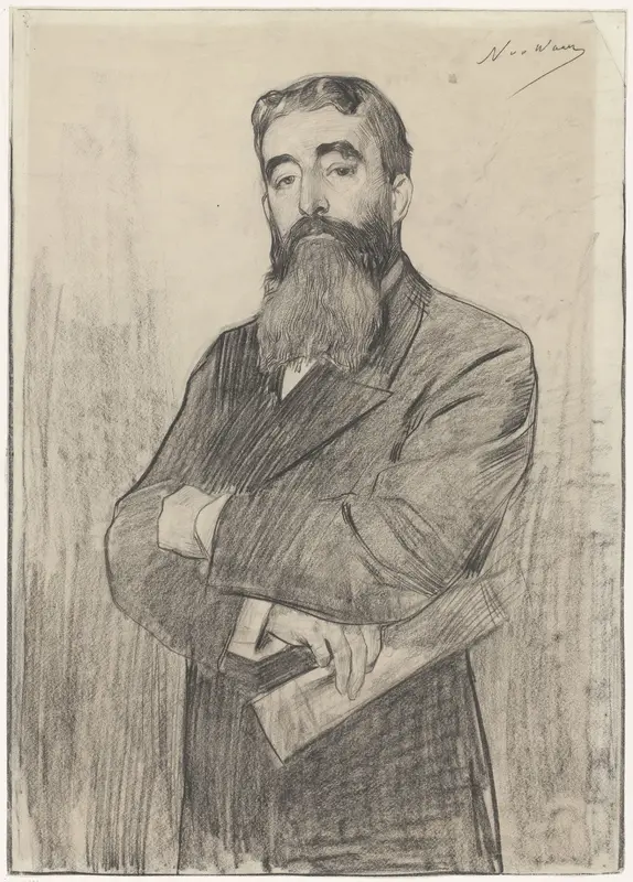 Portret van Mr. W.H. de Beaufort Wall Art by Nicolaas van der Waay - High-Resolution Digital Print