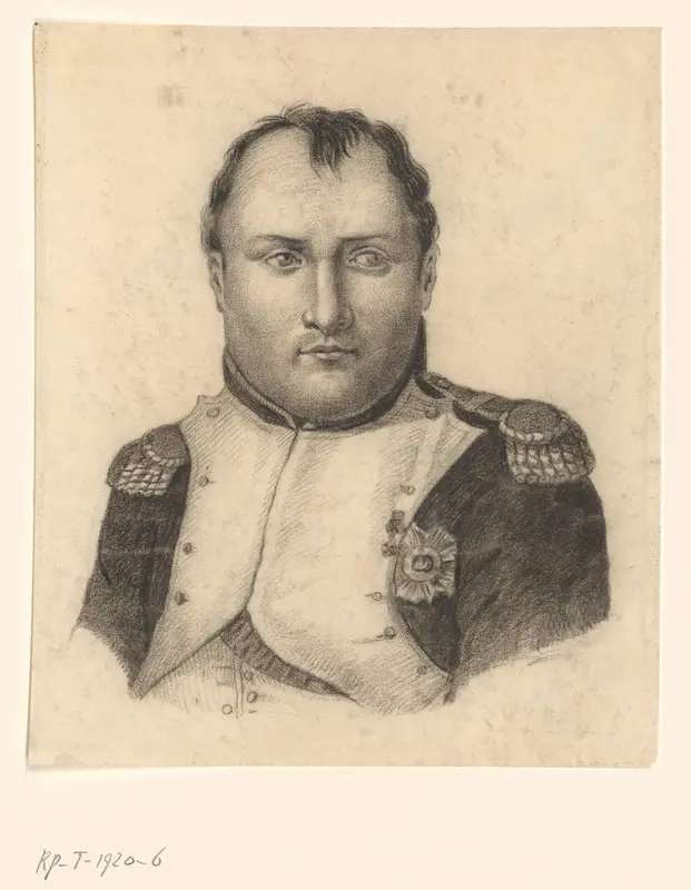 Portret van Napoleon I Bonaparte Wall Art by anonymous - High-Resolution Digital Print