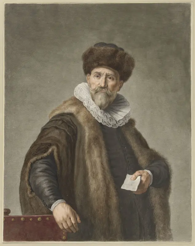 Portret van Nicolaas Ruts Wall Art by Abraham Delfos - High-Resolution Digital Print