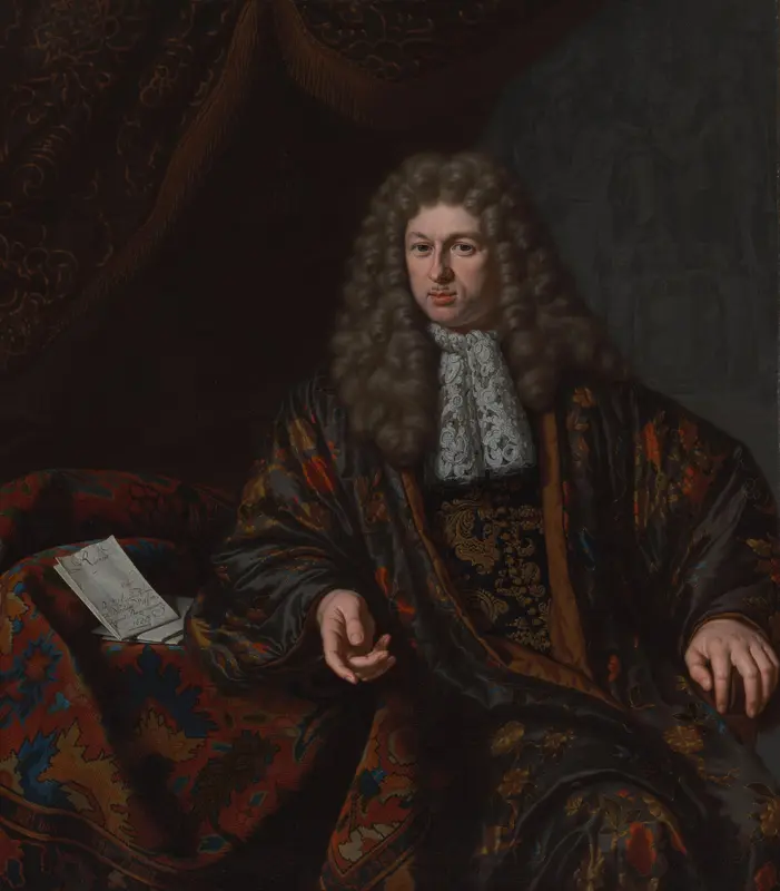 Portret van Nicolaes Witsen (1641-1717) Wall Art by Unknown - High-Resolution Digital Print