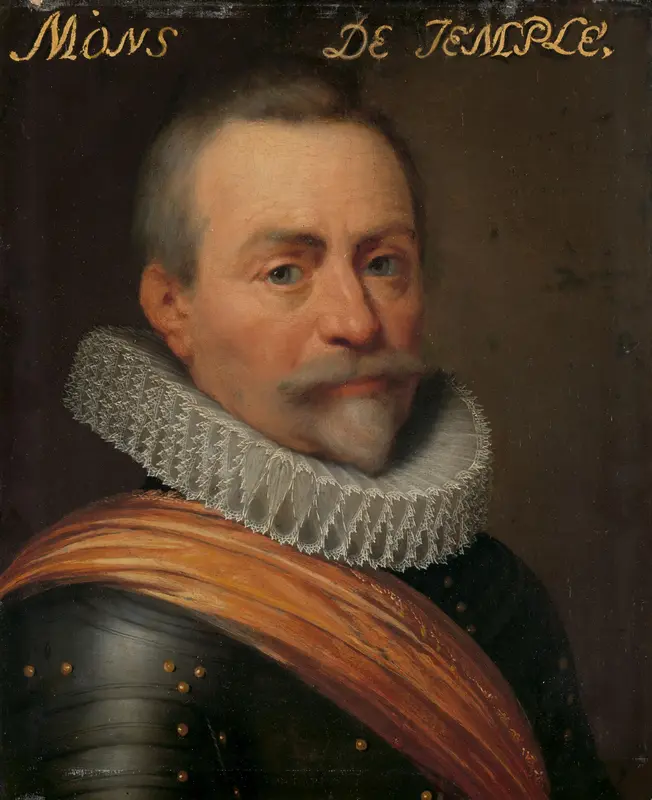 Portret van Olivier van den Tempel (1540-1603), heer van Corbeecke Wall Art by Unknown - High-Resolution Digital Print