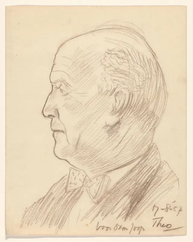 Portret van Oom Joop Wall Art by Unknown - High-Resolution Digital Print