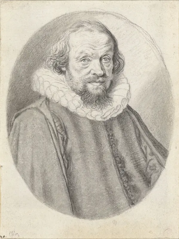 Portret van Peter Meiderlin (Rupertus Meldenius) Wall Art by Unknown - High-Resolution Digital Print