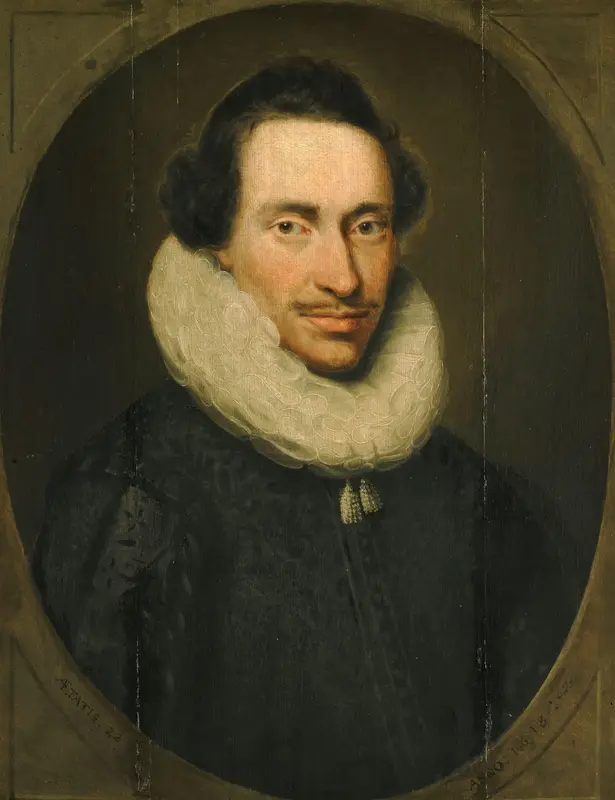 Portret van Philippe le Mire (1596-?) Wall Art by Jacob Lambrechtsz Loncke - High-Resolution Digital Print