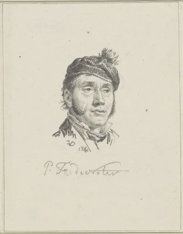 Portret van Pierre François de Noter (de Jonge) Wall Art by Félix De Vigne - High-Resolution Digital Print