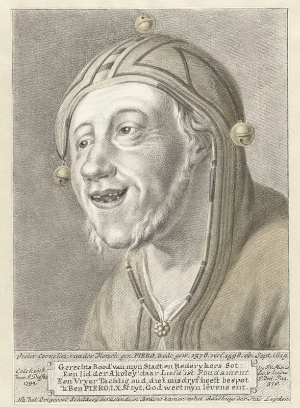 Portret van Pieter Cornelisz. van der Morsch Wall Art by Abraham Delfos - High-Resolution Digital Print