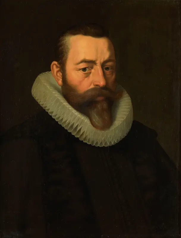 Portret van Pieter Dircksz Hasselaer (1554-1616) Wall Art by Unknown - High-Resolution Digital Print