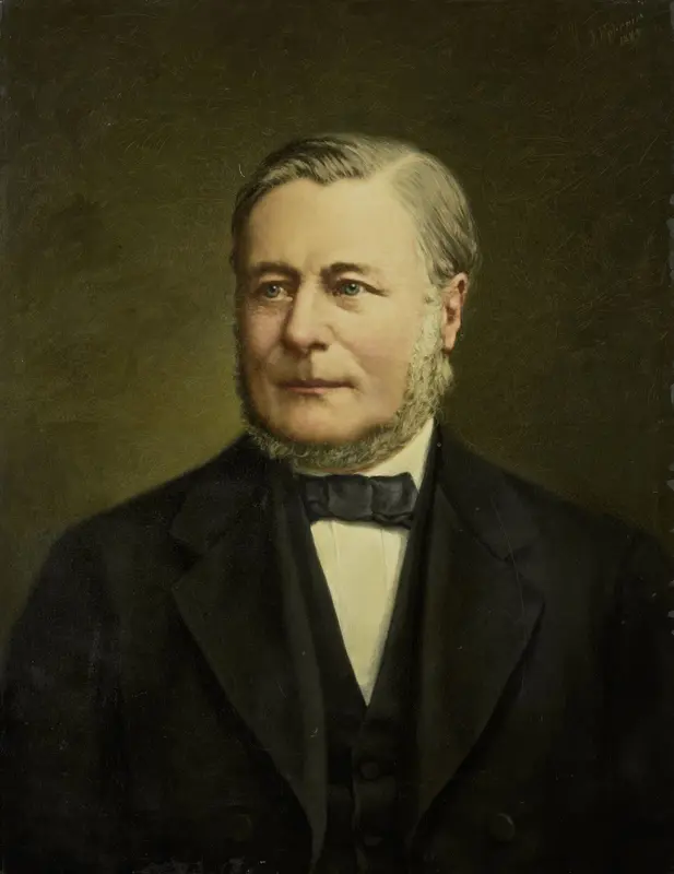 Portret van Pieter Hendrik van Gelder (1822-1883) Wall Art by Johannes Ephraim - High-Resolution Digital Print