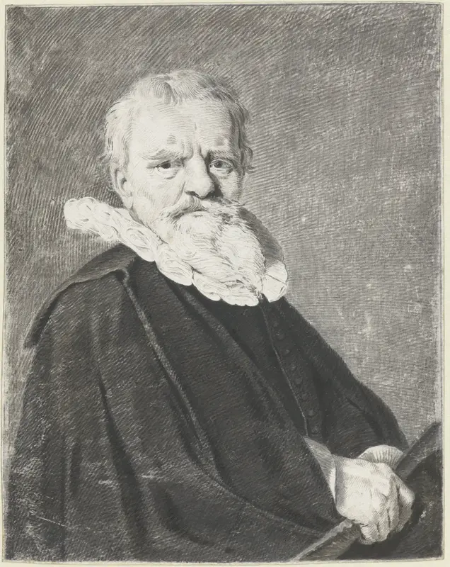 Portret van Pieter Jacobsz Schout, burgemeester van Haarlem Wall Art by Cornelis van Noorde - High-Resolution Digital Print