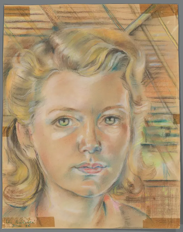 Portret van Pieter Johanna (Deetje) Buurman-Hofman Wall Art by Unknown - High-Resolution Digital Print