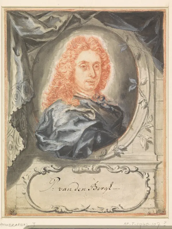 Portret van Pieter Langendijk Wall Art by Jacob Houbraken - High-Resolution Digital Print