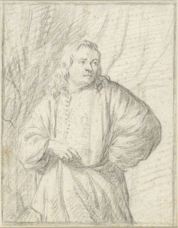 Portret van Pieter van Slingeland Wall Art by anonymous - High-Resolution Digital Print