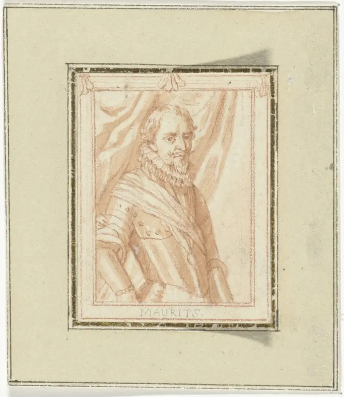 Portret van prins Maurits Wall Art by anonymous - High-Resolution Digital Print