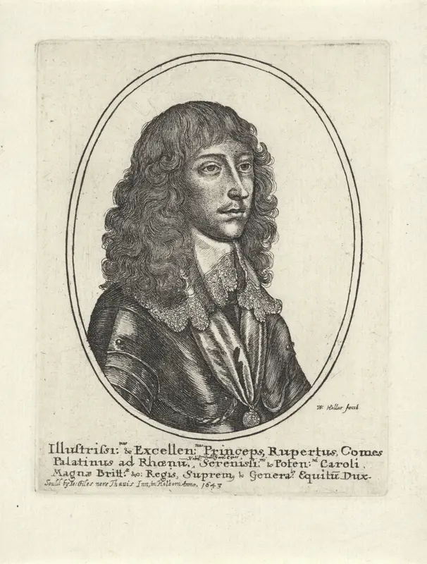 Portret van Prins Ruprecht van de Palts Wall Art by Unknown - High-Resolution Digital Print
