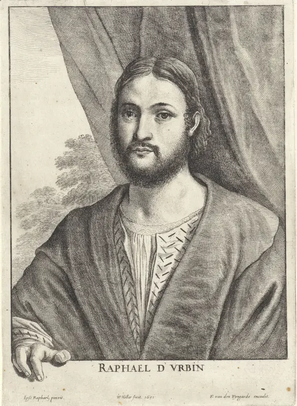 Portret van Rafaël Wall Art by Unknown - High-Resolution Digital Print