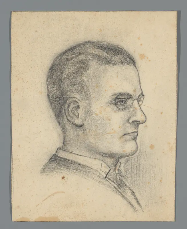 Portret van R.J. Boers Wall Art by anonymous - High-Resolution Digital Print