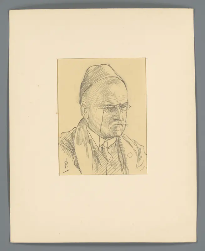 Portret van R.W.P. de Vries Jr. Wall Art by Unknown - High-Resolution Digital Print
