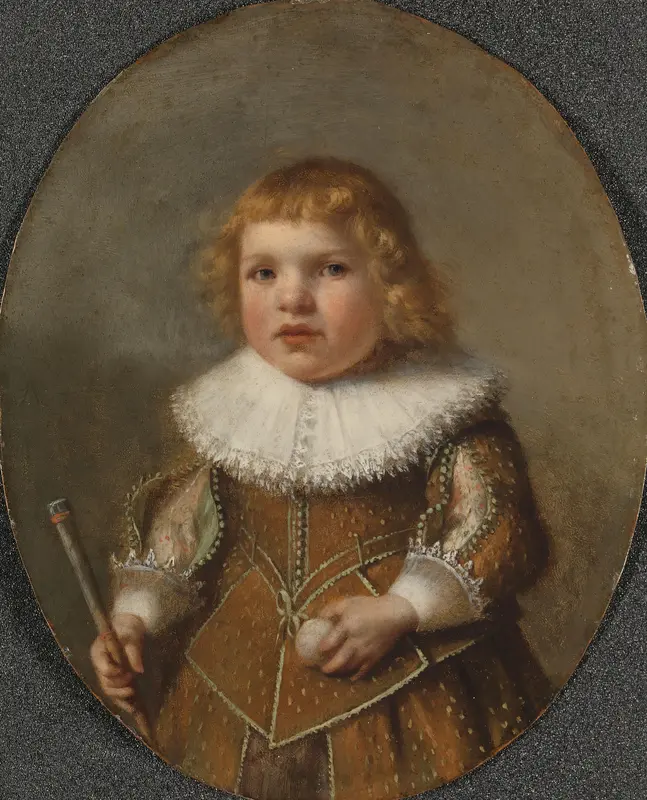 Portret van Samuel Cornelisz van Esch Wall Art by anonymous - High-Resolution Digital Print