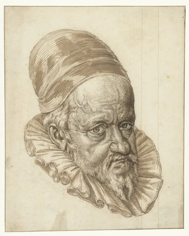 Portret van Sigismund Feyerabend Wall Art by Theodor de Bry - High-Resolution Digital Print