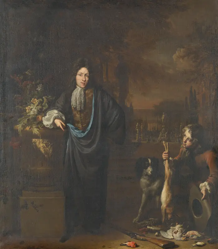 Portret van Silvester van Tongeren Wall Art by Jan Weenix - High-Resolution Digital Print