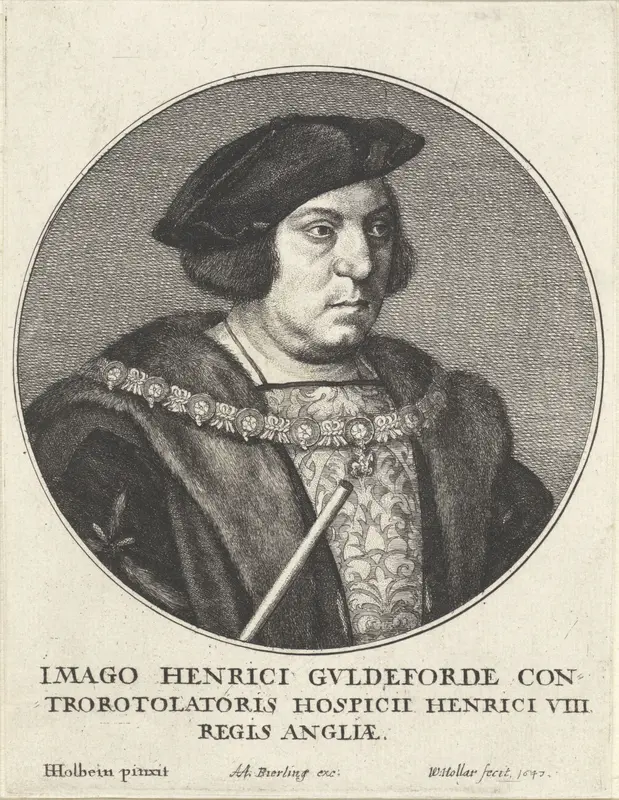 Portret van Sir Henry Guildford Wall Art by Unknown - High-Resolution Digital Print