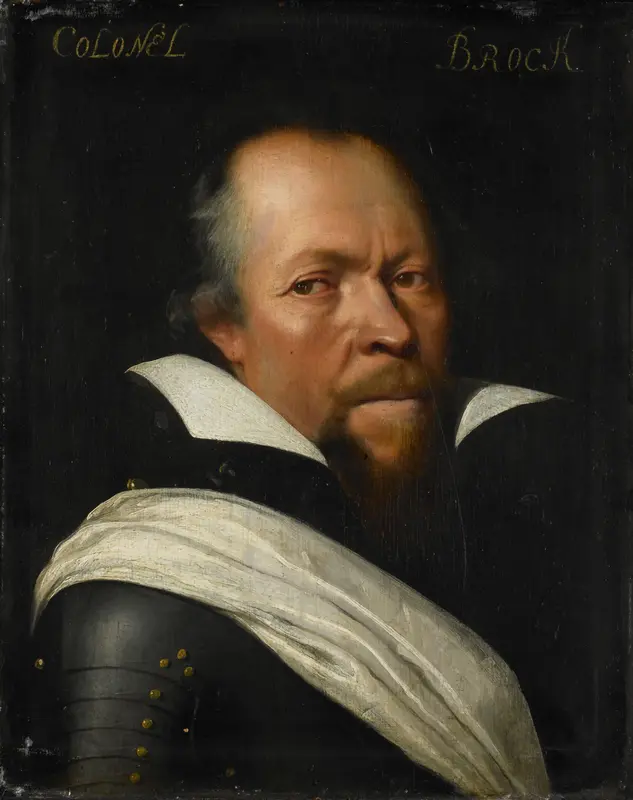 Portret van Sir William Brog (1563-1636) Wall Art by Unknown - High-Resolution Digital Print