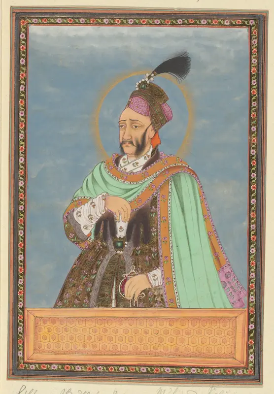 Portret van Sultan Abdullah, zoon van Sultan Muhammad-Quli; na zijn vader heeft hij over Golconda geregeerd Wall Art by anonymous - High-Resolution Digital Print