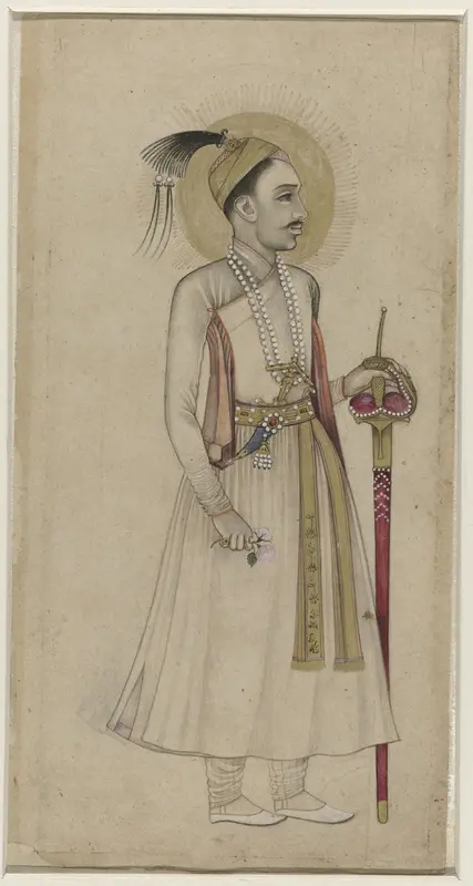 Portret van Sultan Muhammad-Quli Qutb-Shah van Golconda Wall Art by anonymous - High-Resolution Digital Print