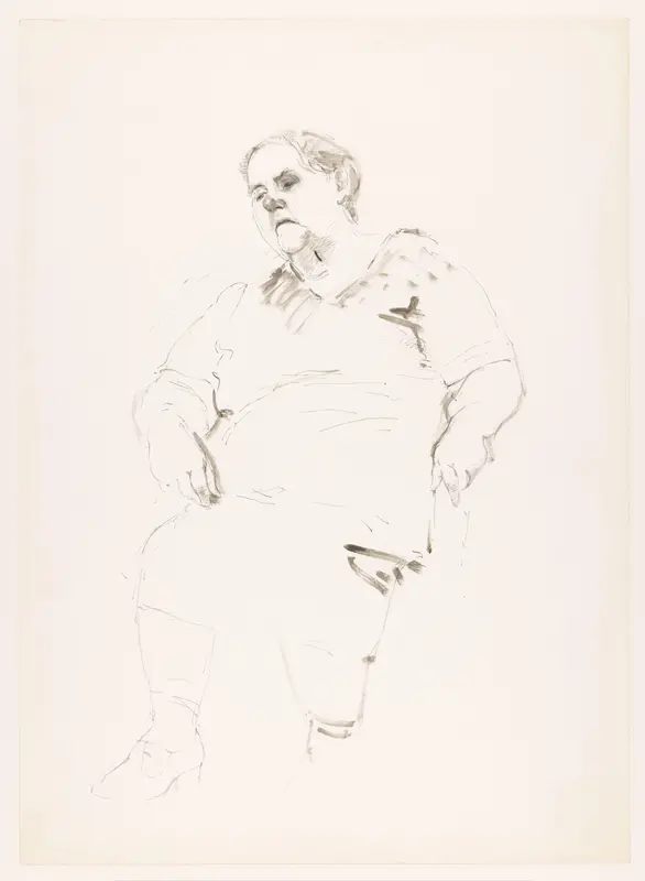 Portret van Tante Marie, zittend Wall Art by Unknown - High-Resolution Digital Print