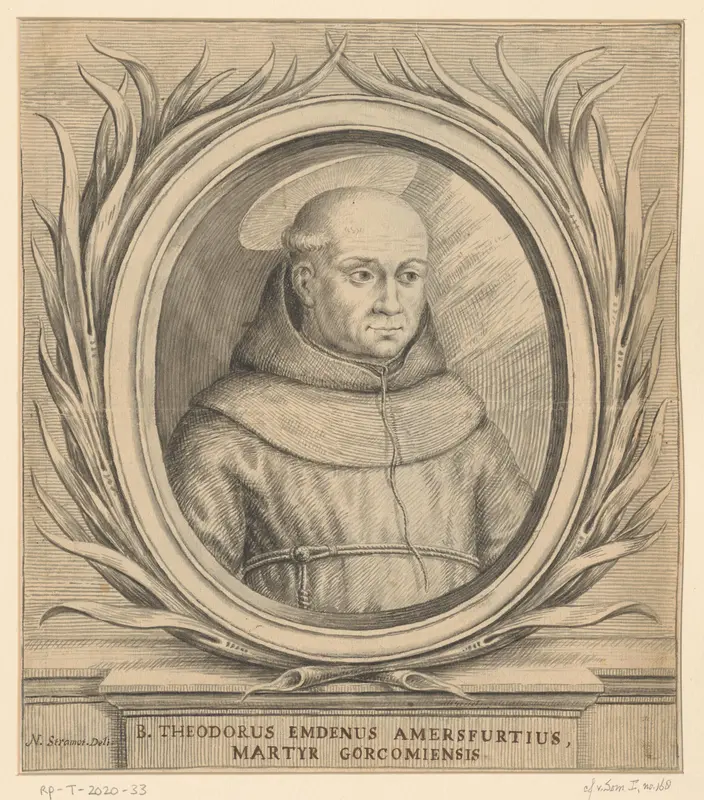 Portret van Theodorus van der Eem Wall Art by Unknown - High-Resolution Digital Print