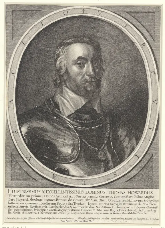 Portret van Thomas Howard, graaf van Arundel Wall Art by Unknown - High-Resolution Digital Print