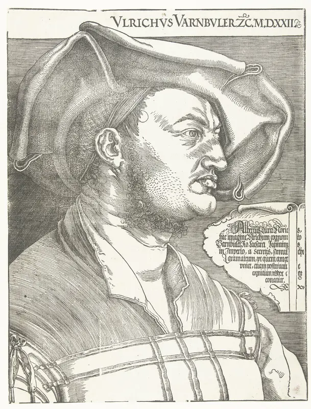 Portret van Ulrich Varnbüler Wall Art by Unknown - High-Resolution Digital Print