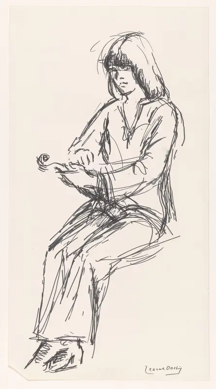 Portret van Vera Beths Wall Art by Unknown - High-Resolution Digital Print