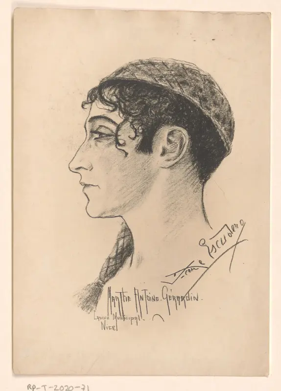 Portret van Vicente Escudero Wall Art by Unknown - High-Resolution Digital Print