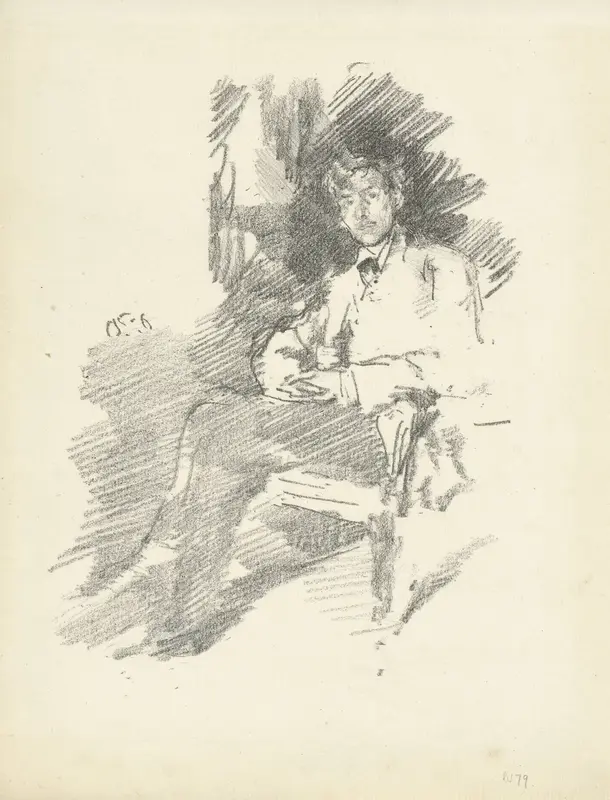 Portret van Walter Sickert Wall Art by Thomas Robert Way - High-Resolution Digital Print