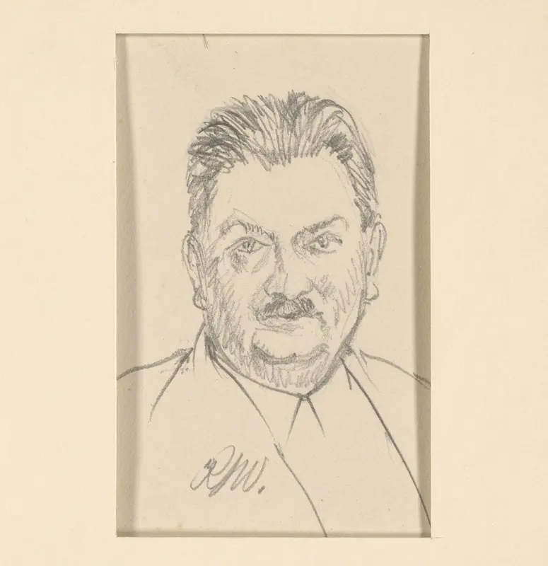 Portret van Wilhelmus Lambertus Wijmans Wall Art by Unknown - High-Resolution Digital Print