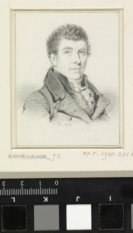Portret van Willem Bartel van der Kooi Wall Art by Coenraad Hamburger - High-Resolution Digital Print
