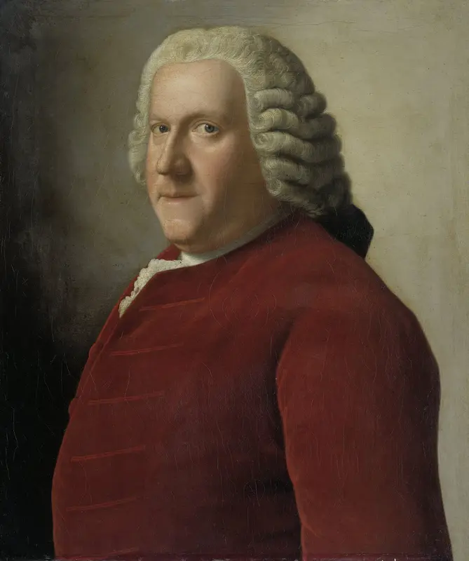Portret van Willem Bentinck van Rhoon (1704-1774) Wall Art by Unknown - High-Resolution Digital Print