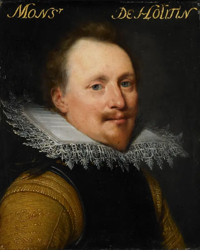 Portret van Willem de Zoete de Laeke (?-1637), heer van Hautain Wall Art by Unknown - High-Resolution Digital Print